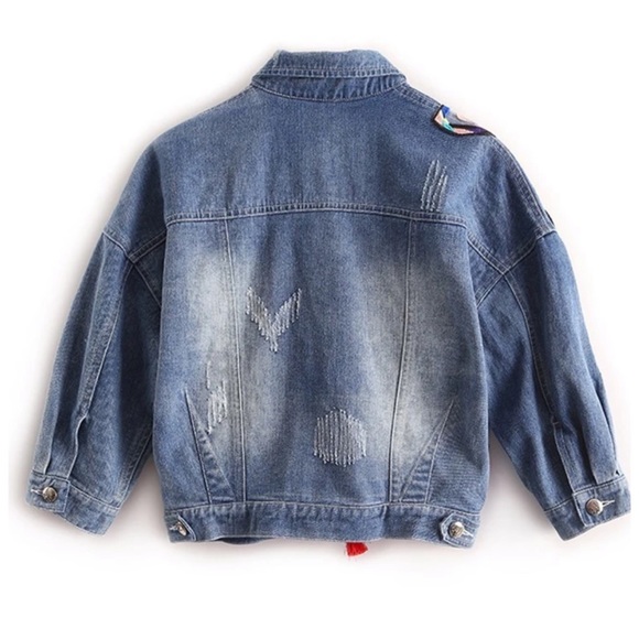 🆕 The ATANASIA Butterfly Denim Jacket - Picture 2 of 6